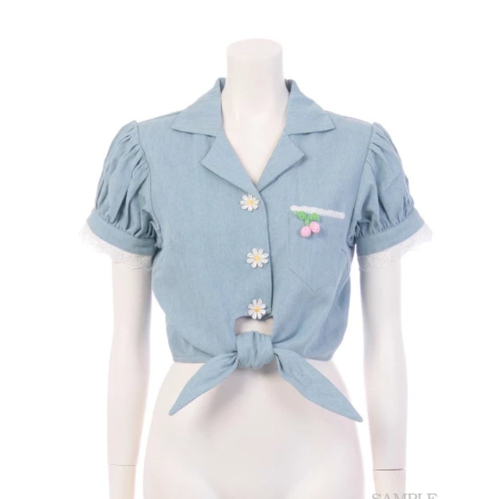 Swankiss Cherry Motif Blouse 2016